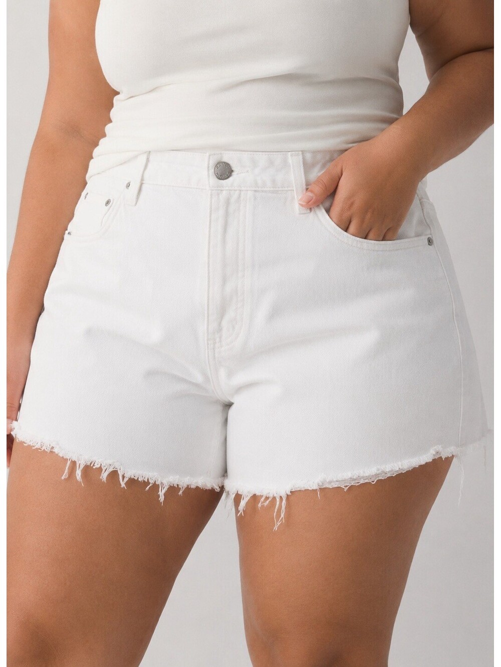 Citizens of Humanity Women’s Sz 31 Marlow Vintage Jean Denim Short White